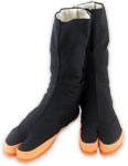 Rikio Hadashi (Barefoot) Black 12-tab
